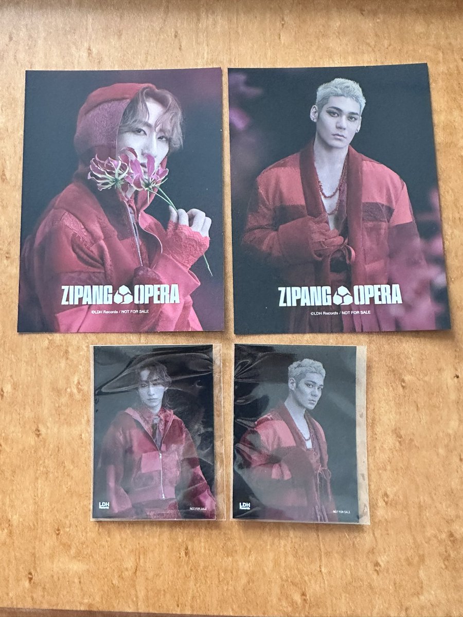 31064As's tweet photo. 【交換】ZIPANG OPERA ジパオペ
ZIPANGRIMM

譲：福澤侑、spi
　
求：佐藤流司

郵送での交換
よろしくお願いいたします。 https://t.co/jogAQ0aXfw