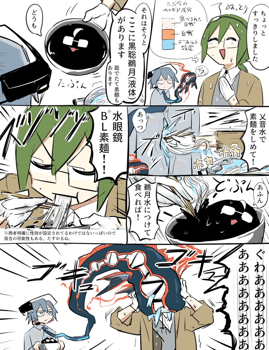 avogado6_vocalo's tweet photo. 乂音カルキ×カロガド概念(+黒聡鵜月)(BL？要素注意) https://t.co/5HpEeHJQFc