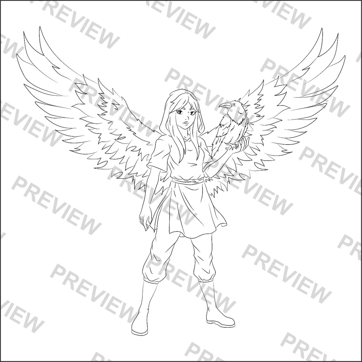 MysticDNDAbc's tweet photo. Freedom in her wings, hope in her spirit.#AngelWarrior #WingedGuardian #FantasyArt #EagleCompanion #CelestialBeing #EpicFantasy #GuardianOfHope #FantasyCharacter #DigitalArt #ConceptArt #CharacterDesign #AngelWings #MysticalJourney #FantasyIllustration #SpiritOfFreedom https://t.co/7TjbhXYYNm