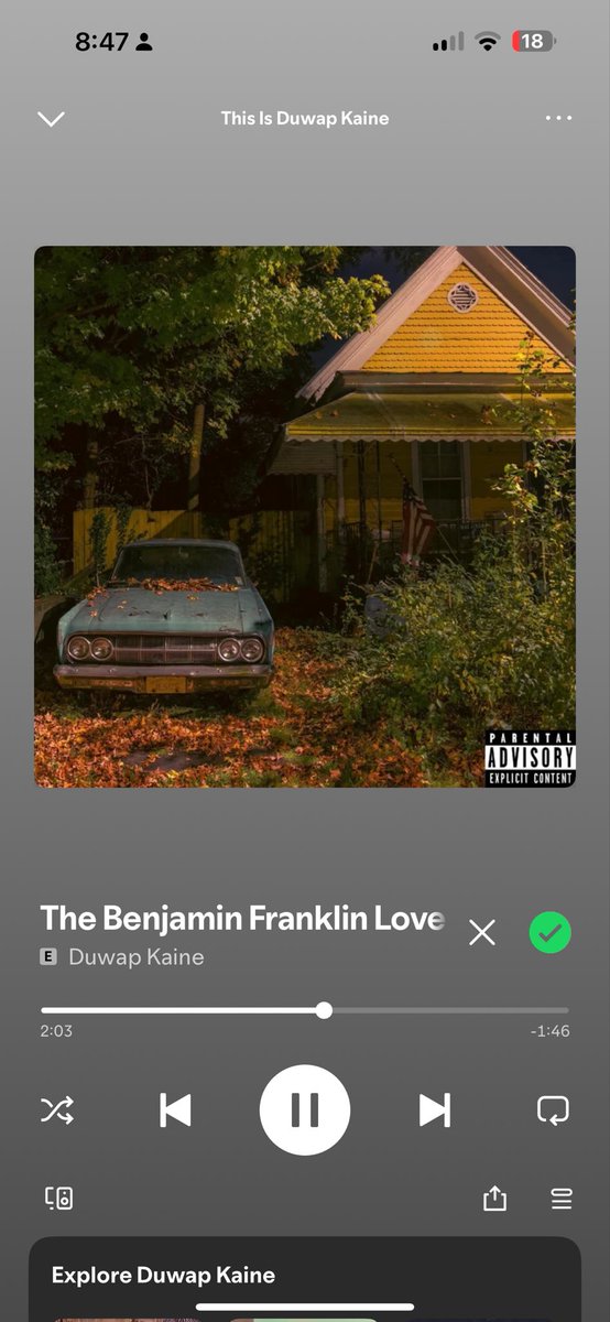 fayhatesyou's tweet photo. this duwap kaine situation so crazy cause i was listening to this right as i found out bra 💔 yall think it’s real? https://t.co/hYJkCxOHbB