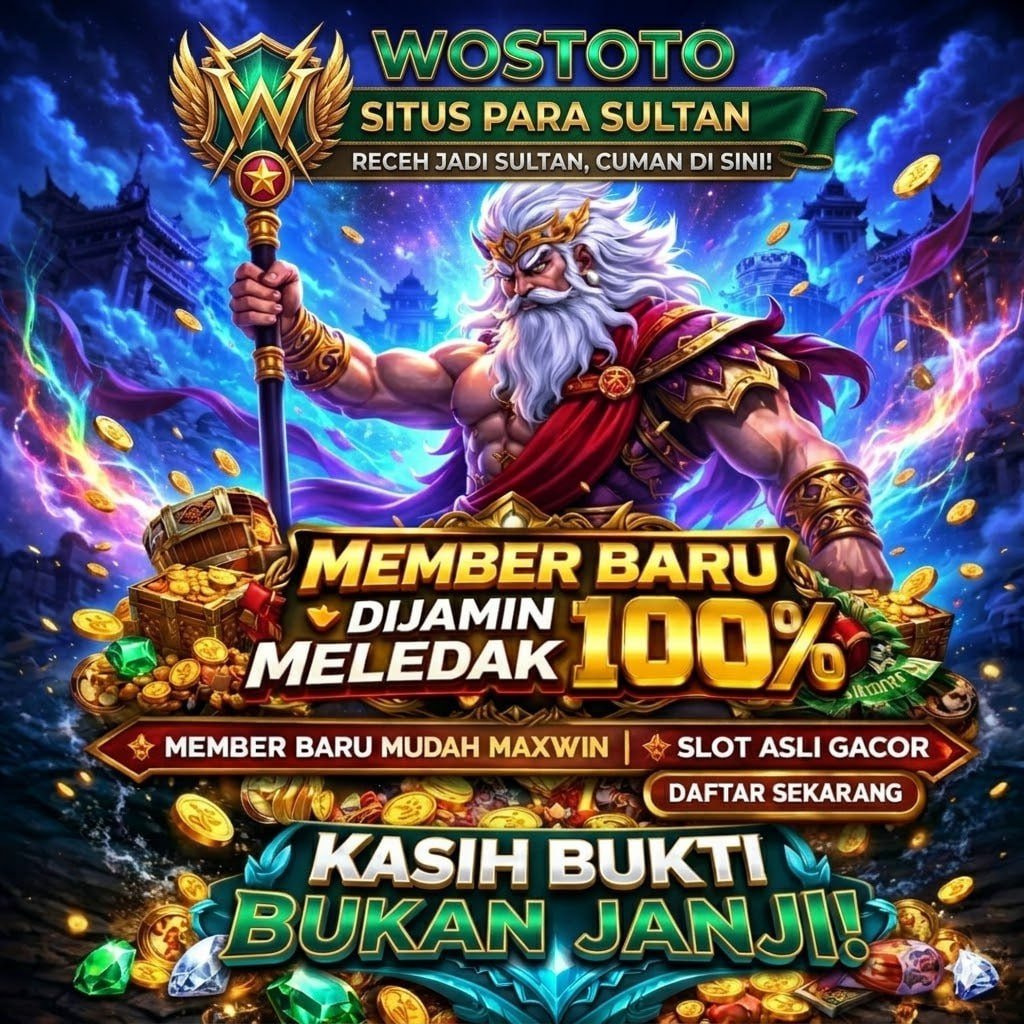 wostotoofficial's tweet photo. ⚡️ KASIH BUKTI BUKAN JANJI! MEMBER BARU DIJAMIN MELEDAK 100%! ⚡️

Bosan sama situs yang cuma kasih janji manis? Saatnya pindah ke WOSTOTO – Situsnya Para Sultan! Modal receh bisa jadi sultan cuma di sini! 👑

👇 DAFTAR SEKARANG &amp; GABUNG GRUP RESMI: 👇 
🔗 https://t.co/tkAG9zjYSs https://t.co/evYdMP4uZp