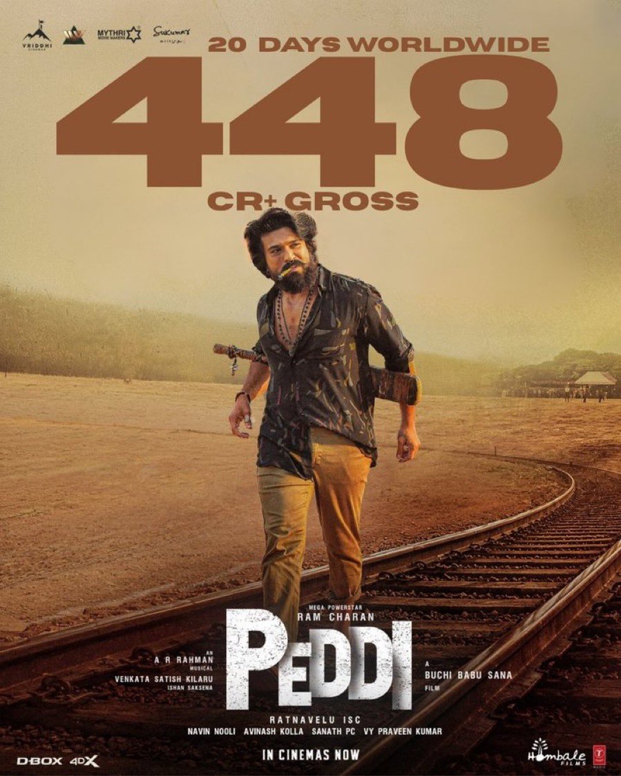 TimesOfBwood's tweet photo. #Peddi 20 Days Worldwide Collection ₹448CR+ 🔥🔥🔥🔥🔥🔥🔥🔥🔥🔥🔥🔥

BoxOffice Champion @AlwaysRamCharan 👑 https://t.co/QZLu08jFVM