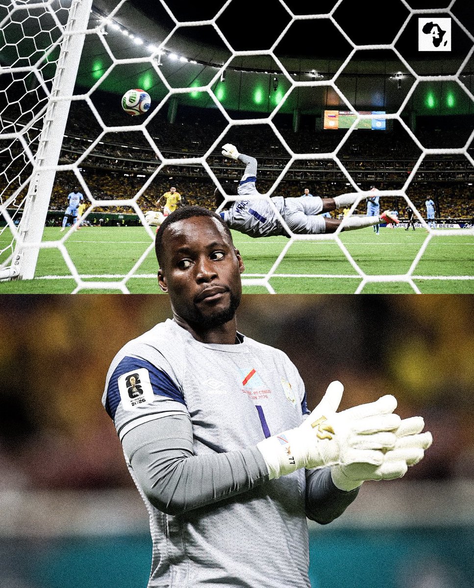 ActuFootAfrique's tweet photo. 8 ARRÊTS face à la Colombie 🇨🇴 pour Lionel Mpasi, respect. 🇨🇩🧤👏🏿 https://t.co/Nw6xlFvqVC
