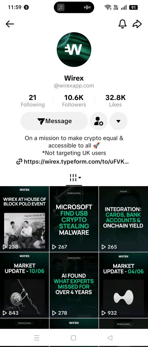 RandyChan83's tweet photo. @wirexapp Followed, like and reshared. https://t.co/iJrX6EnzOa