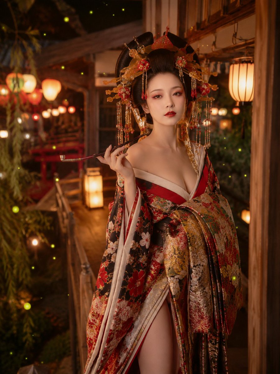 kyotapinda's tweet photo. 働くお姉さん『花魁』

前回の働くお姉さん『探偵』
↓　↓　↓
https://t.co/TrDoZz3mxx

毎日色々な職業の女性画像を投稿しています！✨️
気に入って頂けたら是非イイねとフォローお願いします！🥰

#aiart 
#aigenerated 
#promptart 
#digitalart 
#働くお姉さん https://t.co/99rYln646I