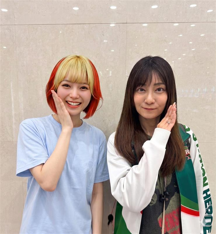 tsumugi___ai's tweet photo. みなさーん！✨

D'ステーションヒーローズの
ヒラヤマンさん@hirayaman2と初めましてできちゃいました〜💕

777リーグ、惜しくも２位…！！
でも２位も本当にすごいことだと思う🔥✨

全力で戦ってくれて、ありがとうございました🙌
ヒラヤマンさん、ヒーローズの皆さん本当にお疲れさまでした〜！💪

他のヒーローズの方にもお会いしてきたので、
お楽しみに！！

これからも応援してるよ〜！📣