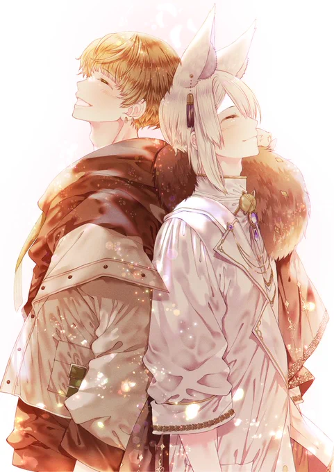 白霧白音様と、安藤えいり様のてぇてぇイラスト描かせていただきました.°ʚ(*˘︶˘*)ɞ°.。.:* 光っていうのは、本当に大切なもので。。その光にどんなに救われるか。。。.°ʚ(*˘︶˘*)ɞ°.。.:* 素敵なイラストを描かせていただき、本当にありがとうございました.°ʚ(*˘︶˘*)ɞ°.。.:*