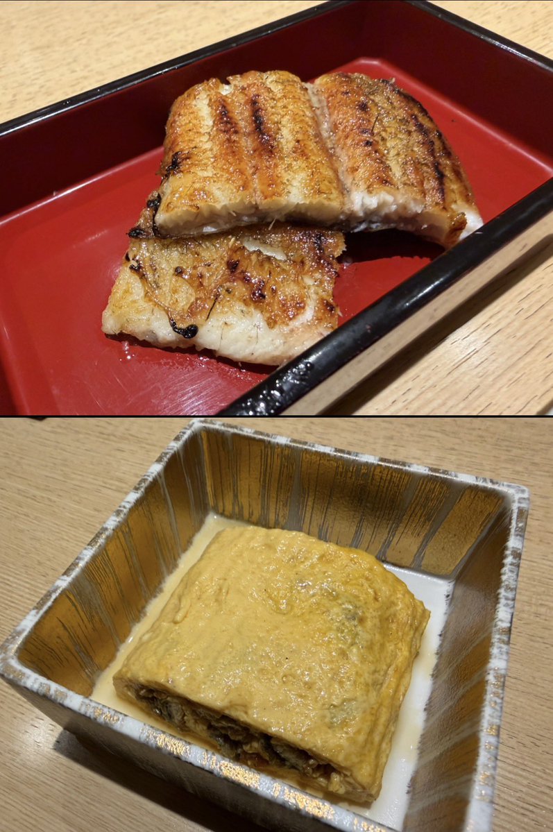 Urutiall's tweet photo. 名古屋と言ったらひつまぶし！！
てことでコース食べてきました。
白焼きの美味さを知った幸せ腹パン໒꒱· ﾟ https://t.co/jMXtKO35ef