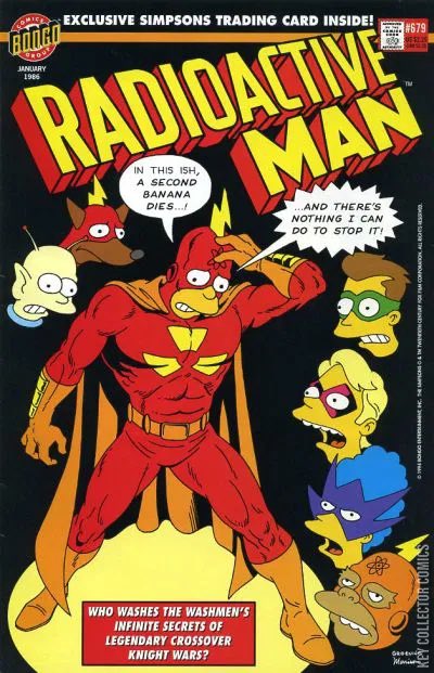 ClassicComics3's tweet photo. The original Radioactive Man mini series was an Austin Powers level good parody of different decades of comics https://t.co/4xmV057SVX