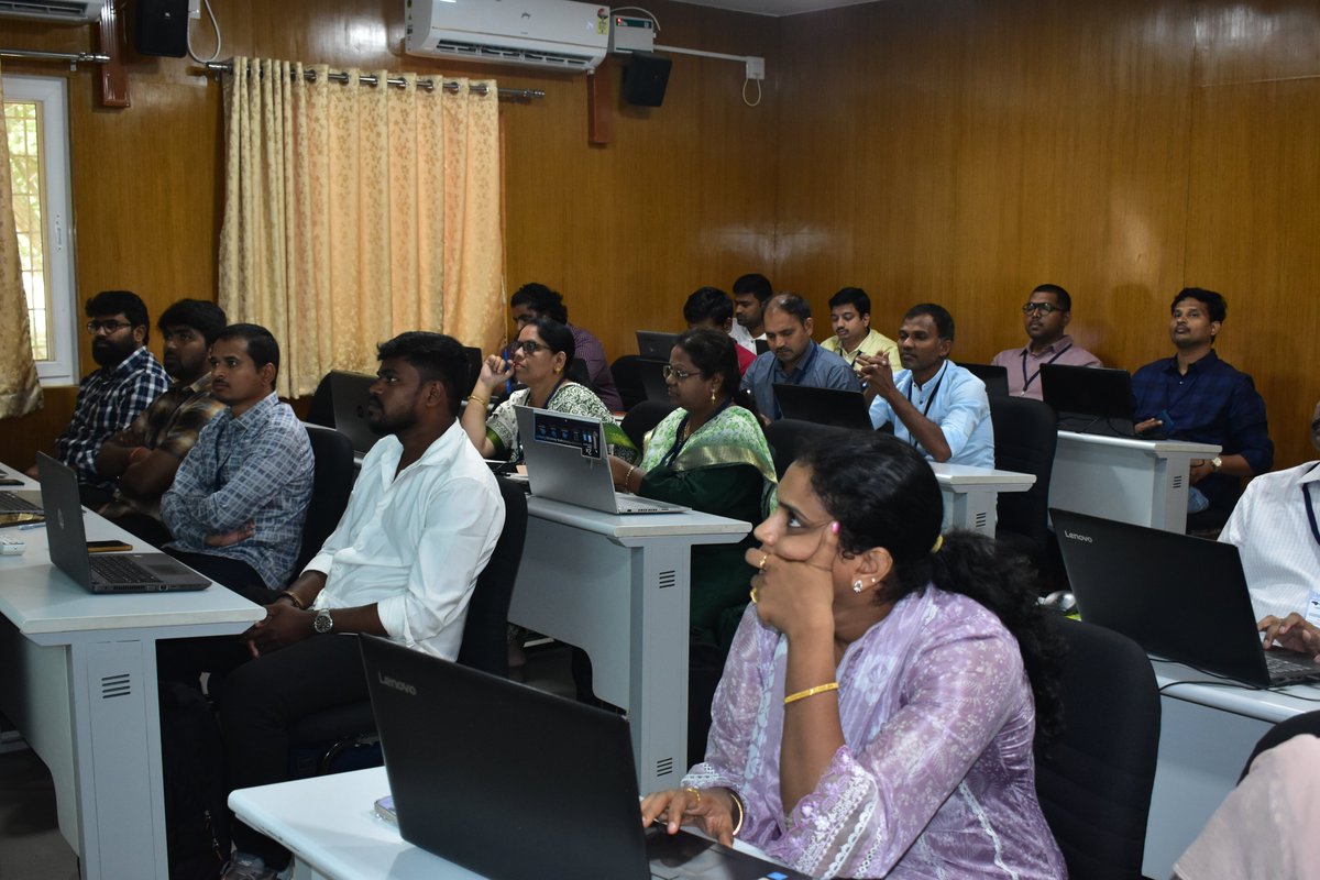 cce_iisc's tweet photo. Sharing glimpses from the "From Data to Decisions: Machine Learning &amp; AI for Real-World Science &amp; Engineering" programme for APTRANSCO officials, which started yesterday at CCE, IISc.
Looking forward to insightful sessions ahead! 
#AI #APTRANSCO #CCE https://t.co/B8mOHXik0e