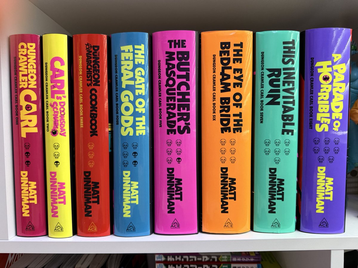 vibeVT_'s tweet photo. small life update:

.@Valkyrae convinced me to read DCC and after seeing it everywhere. now i bought all 8 books that are out AND almost finished with the 2nd book. been a fun 2 weeks. this is just such a fun read and got me back to reading novels 10/10 💜 https://t.co/D7oN5Xj6OB