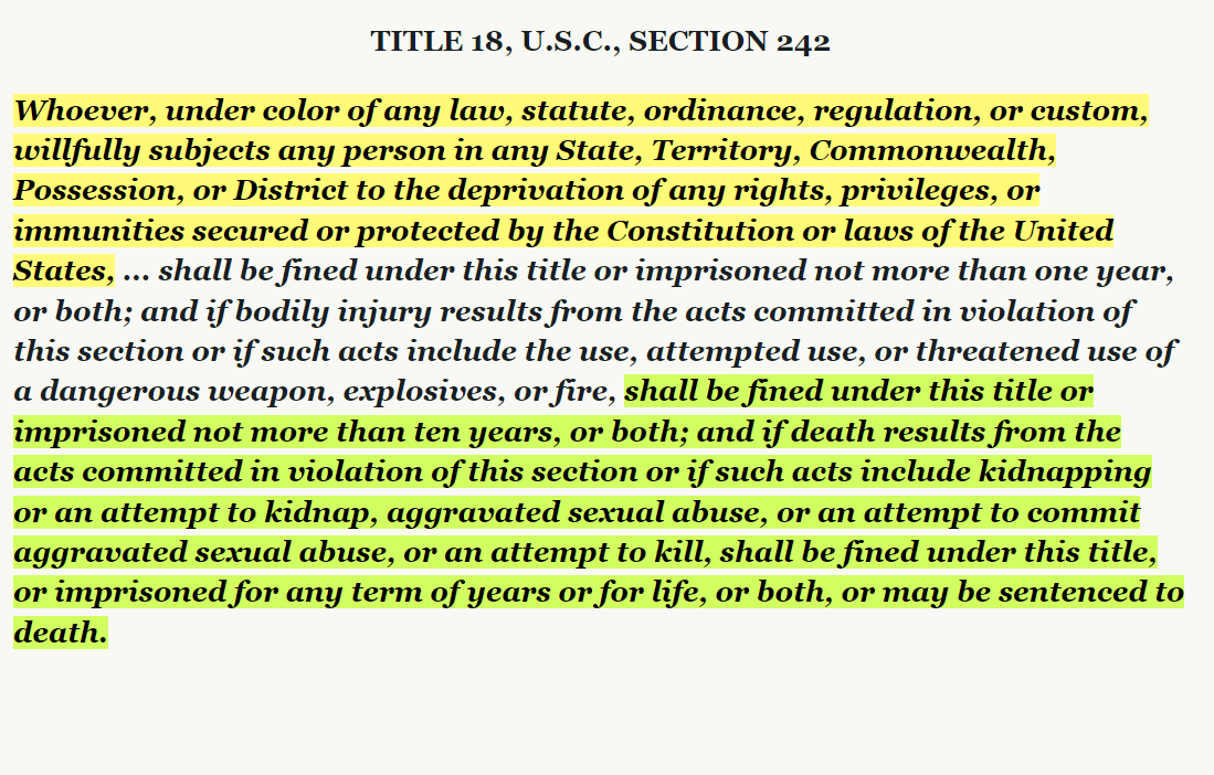 dbuscemi1949's tweet photo. @AzPetrich There is a law to prosecute these traitors. Why aren't we using it? https://t.co/zJeSRd6jCo