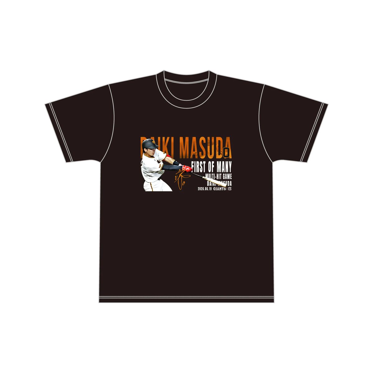 TokyoGiants's tweet photo. 6/19の中日戦でプロ初の猛打賞を記録した #増田大輝 選手の記念グッズを、本日6/24から受注販売します👏

ジャイアンツ公式オンラインストアで取り扱います👍
https://t.co/Z1e6Q1aC0s https://t.co/zF6gY9IYne