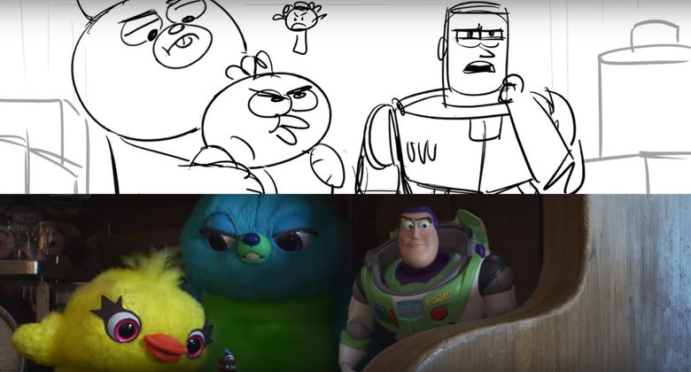 ChimpFuckDotCom's tweet photo. @freak_pervert @korblaster You really learn to appreciate the craftsmanship on the first movie when you realize this is what passes for storyboarding at Disney now https://t.co/yralWz1sID