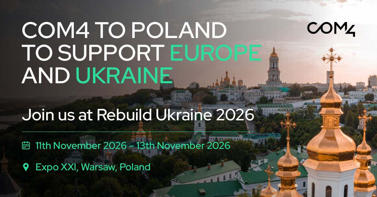 Com4IoT's tweet photo. 🇳🇴🇺🇦 Com4 is joining Team Norway at @RebuildUkraine  2026 in Warsaw, 11 to 13 November!

Proud to support Ukraine's recovery with reliable IoT connectivity. See you there! 🇵🇱

Link to event: https://t.co/JhLggSAjEa

#RebuildUkraine #TeamNorway https://t.co/WhbnhDUBKX
