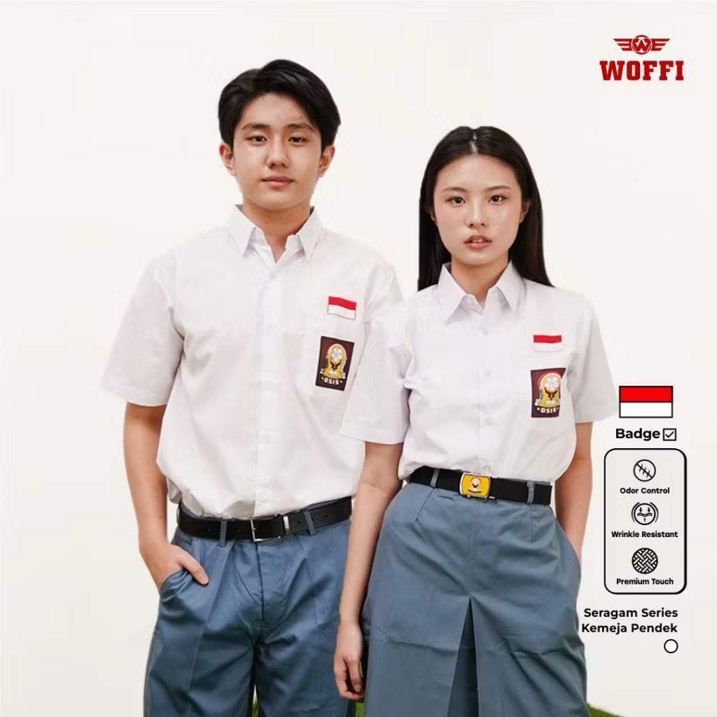 Lee_suwanda's tweet photo. Seragam SMA Woofi Kemeja pendek putih badge bendera, cek di shopee https://t.co/yUDiShpvV8 https://t.co/OqvRRAjLeE