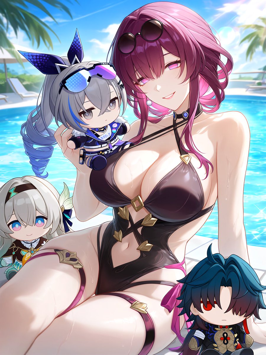 kaisuiLOVE's tweet photo. Kafka／カフカ　sfw
#HonkaiStarRail
#HSR
#AIArt https://t.co/fFj2LCZVHm
