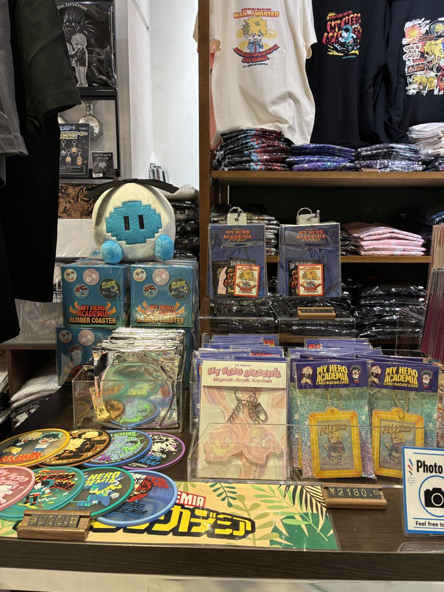 AirTwokyo's tweet photo. ／
アニメ『#僕のヒーローアカデミア』
グッズコレクション
2026年6月24日より渋谷店舗販売開始🎉
＼

本日より渋谷店舗での販売が開始いたしました！
みなさまのご来店をお待ちしております ✨

場所：MAGNET by SHIBUYA109　5F
日程：2026/3/6～2026/9/30まで https://t.co/o1Y4OUomyC