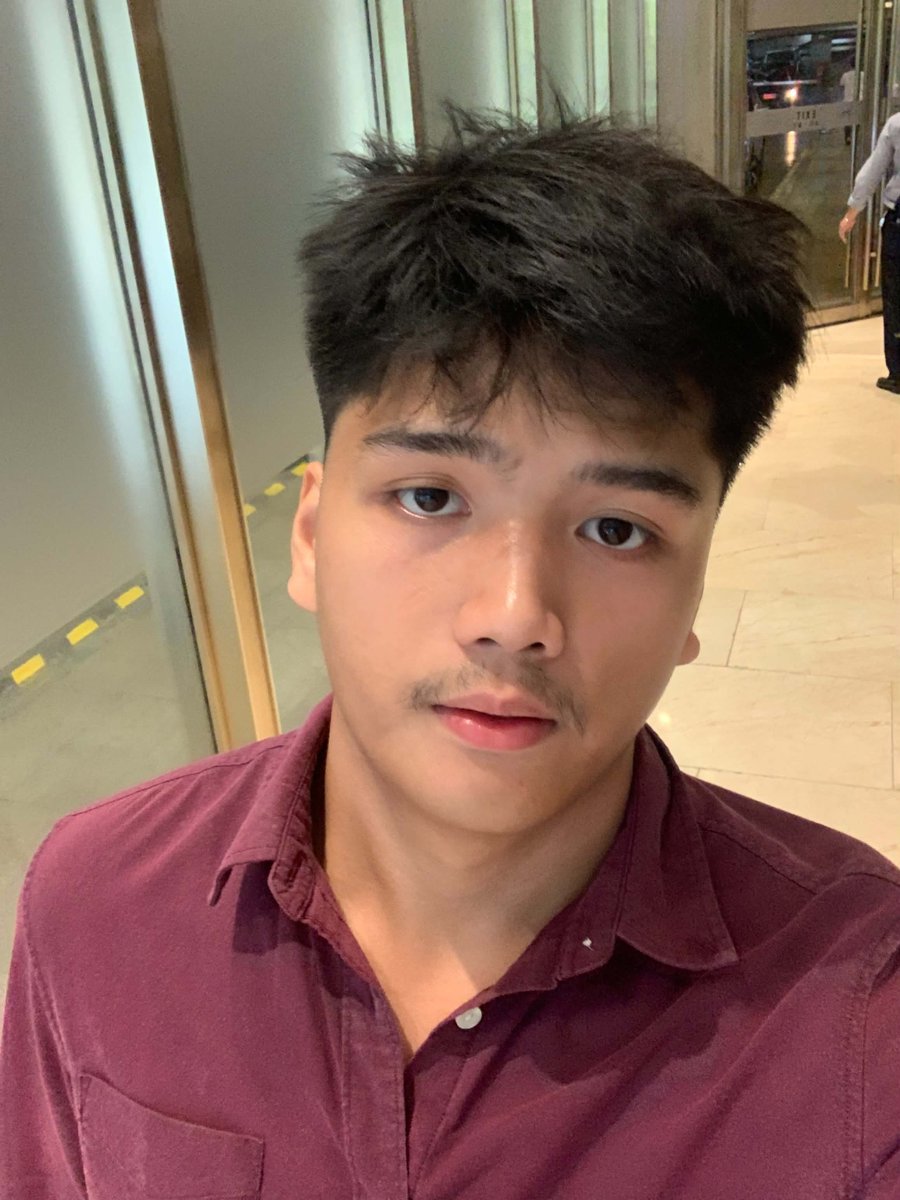 arckipz's tweet photo. first time ko magpalago ng bigote 😭 https://t.co/yqyJftufiP