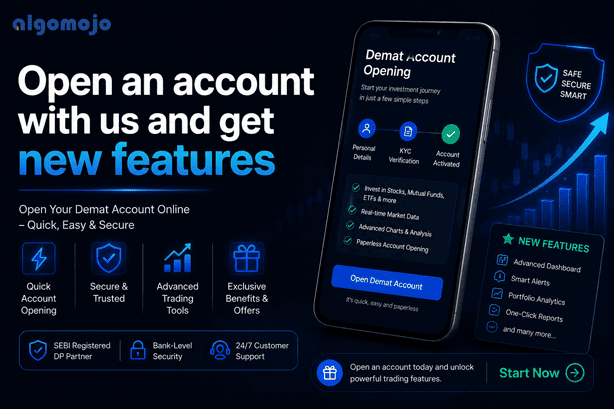 algomojo's tweet photo. Open an account today and unlock access to the all-new Algomojo features.

https://t.co/OyIa7rZxgU

🎯Join Our LIVE Demo: Automate Your Trading, Amplify Your Results

📅27-JUN-2026 (Saturday)⏰10 AM – 12 PM

📈 Step into the future of trading automation!

https://t.co/HwmGS2l9Fz https://t.co/wigWJAA4KI