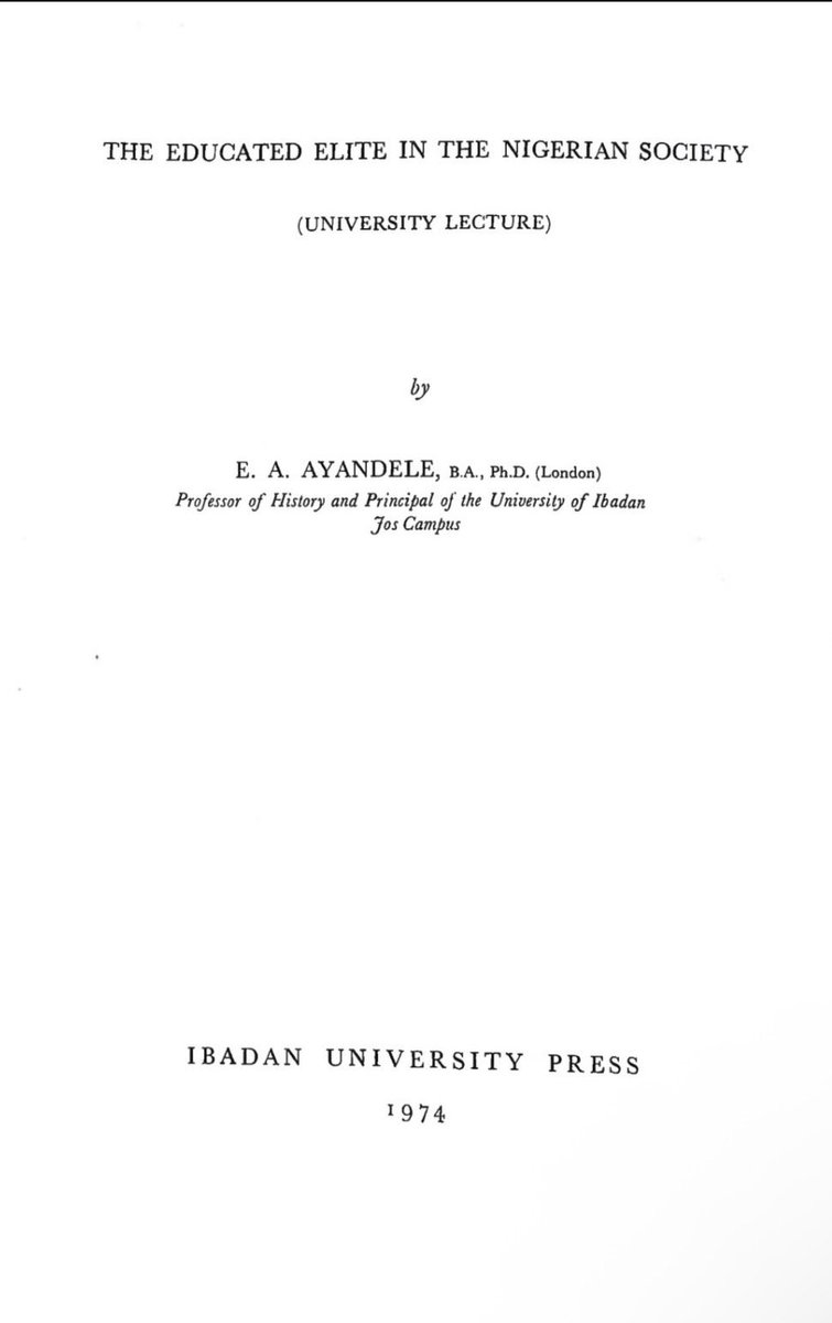 OnidaRaharaha's tweet photo. “Like all Nigerians today inducted in the Western-style education and exposed to the white man's cultural heritage, the Saro were lost selves. They had not been taught, but indoctrinated.” - Ayandele, 1974 

The contempt of these “deluded hybrids” for indigenous institutions is not new. If anything, it has deepened with free education policy, producing minds more familiar with foreign traditions than their own.

What passes for enlightenment is often nothing more than cultural alienation.
