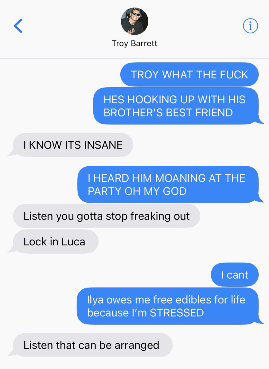 coolguy_swag's tweet photo. 134. Luca texts Troy https://t.co/wkvNIBAPAW