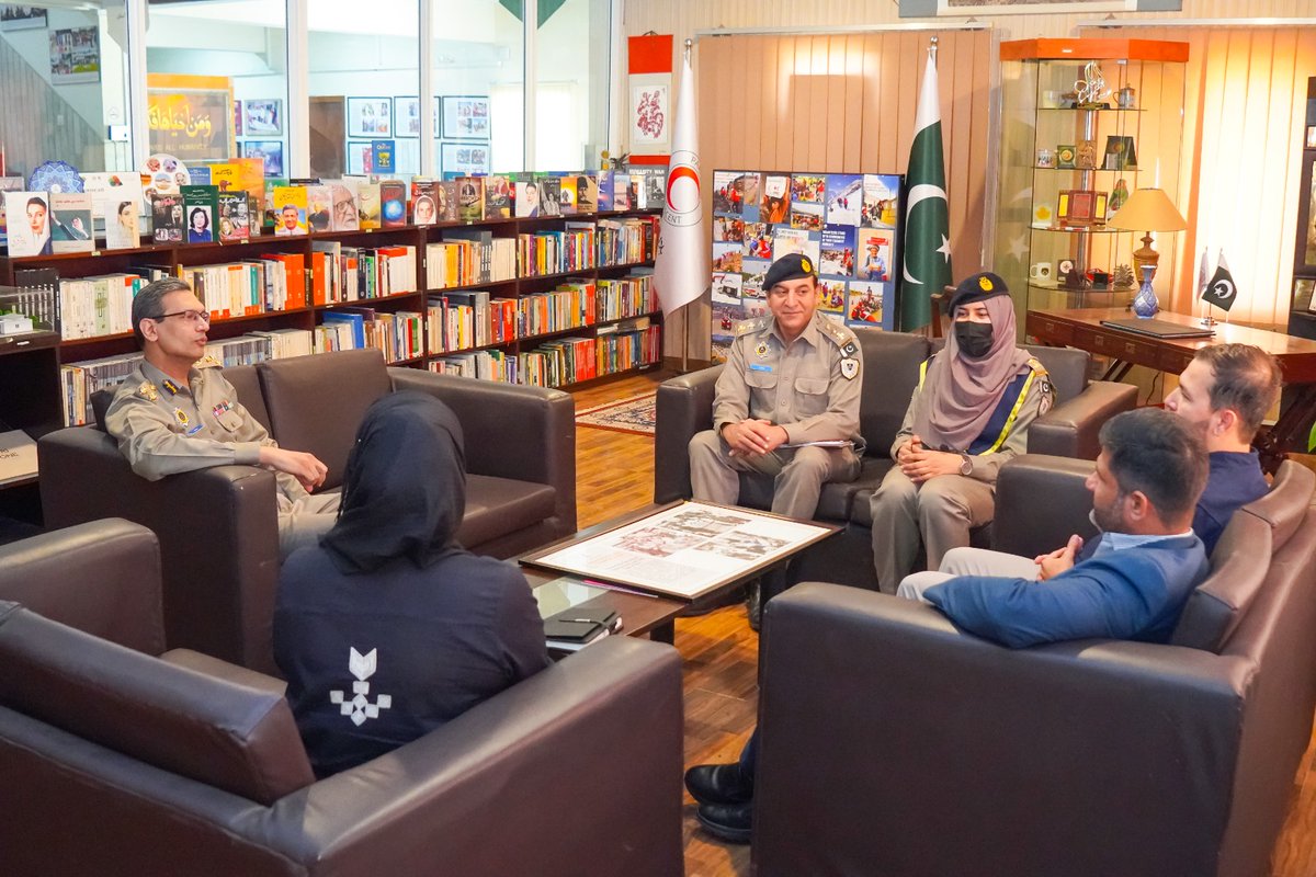 PRC_official's tweet photo. PRCS and @NHMPofficial strengthened collaboration through a Road Safety Awareness Session focused on joint campaigns, volunteer engagement, and First Aid Training.  
PRCS remains committed to safer roads and lifesaving humanitarian action across Pakistan. 
#RoadSafety #FirstAid https://t.co/LIEyageKGM