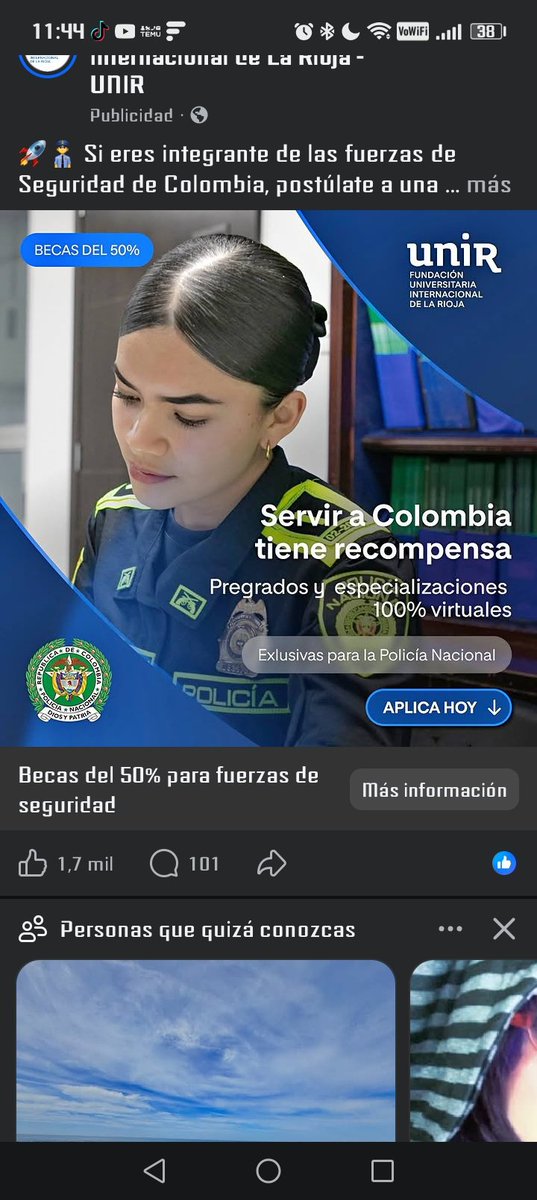 japjusap's tweet photo. @Peter_mamertin @URosario @jrestrp @EgresadosUR @casa_goma22256 @casa_goma22256 acá y en el ejercito le dan becas y demuestra que tan firme estan con la patria https://t.co/dEF2BSl1af