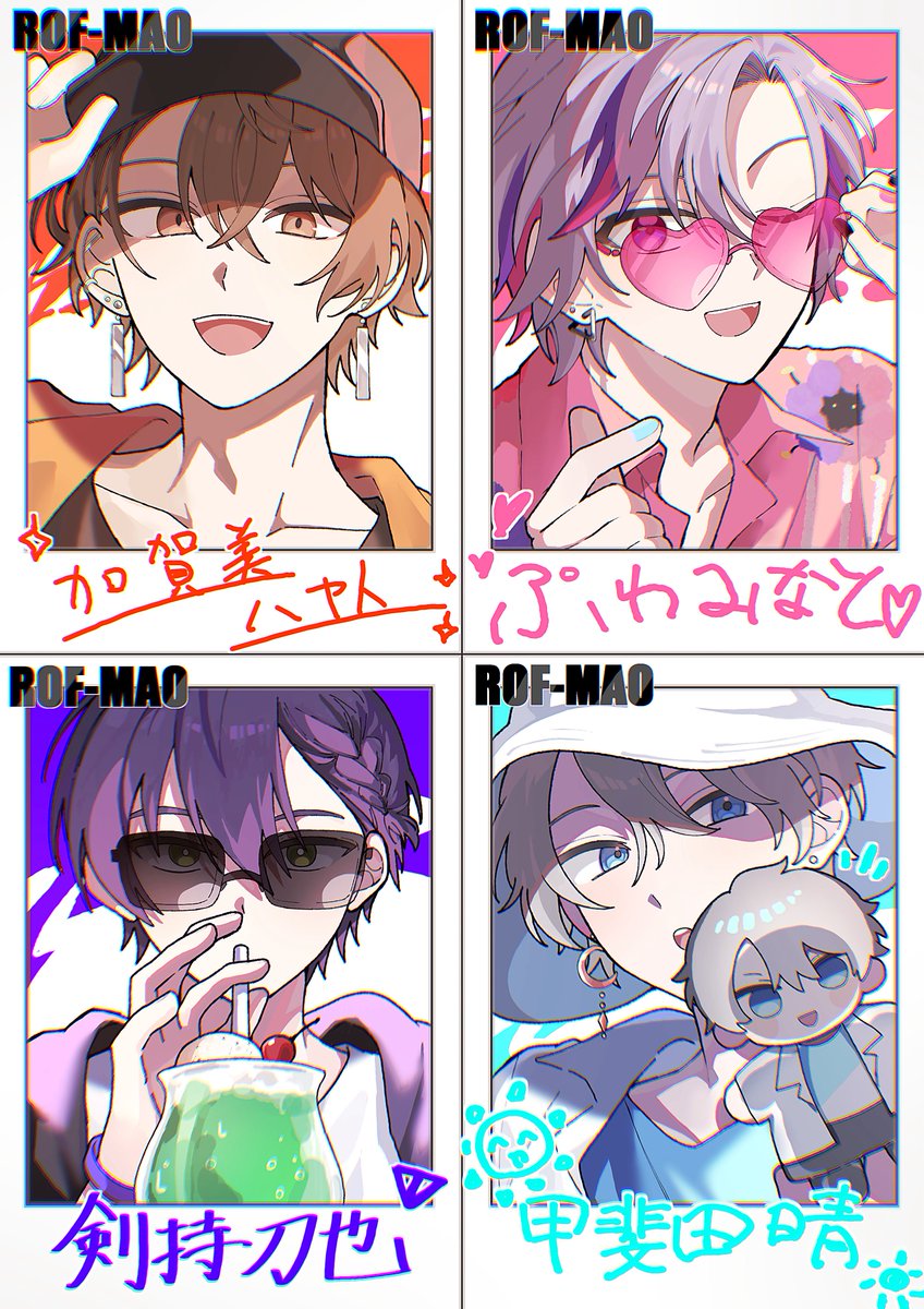 abpjepG2's tweet photo. ☀️🤍💜🩷🩵☀️（※衣装捏造）

#ろふあーと https://t.co/Ny3D9MOteb