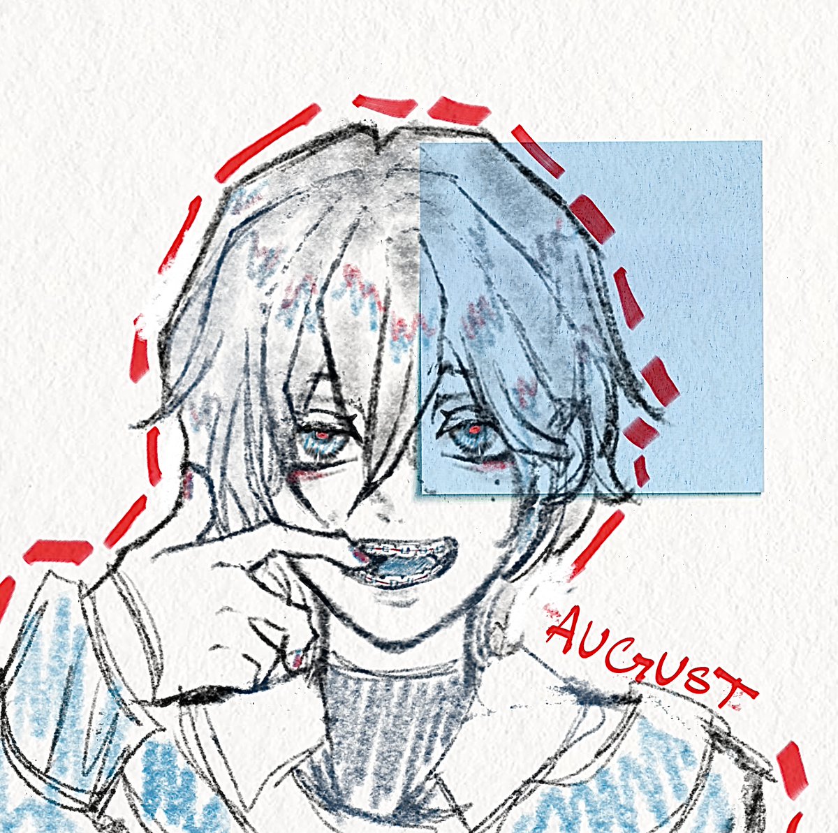 azadslantern's tweet photo. I got my braces today so I decided to draw all my OCs who have braces
PT 1: August 😼

#art #oc https://t.co/JFvV8Tgkcp