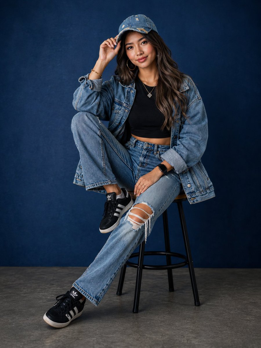 Urban Fashion Studio Portrait
