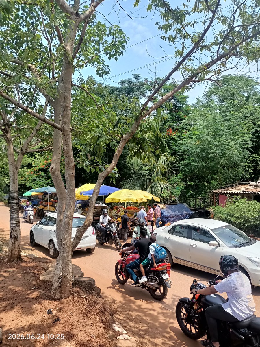 bibhun009's tweet photo. Dear @BDA_BBSR pls remove the street fruit vendors from the front road of Shyama Prasad park road satsang Vihar,as they are blocking the traffic. @bmcbbsr https://t.co/0OTXY10Cad