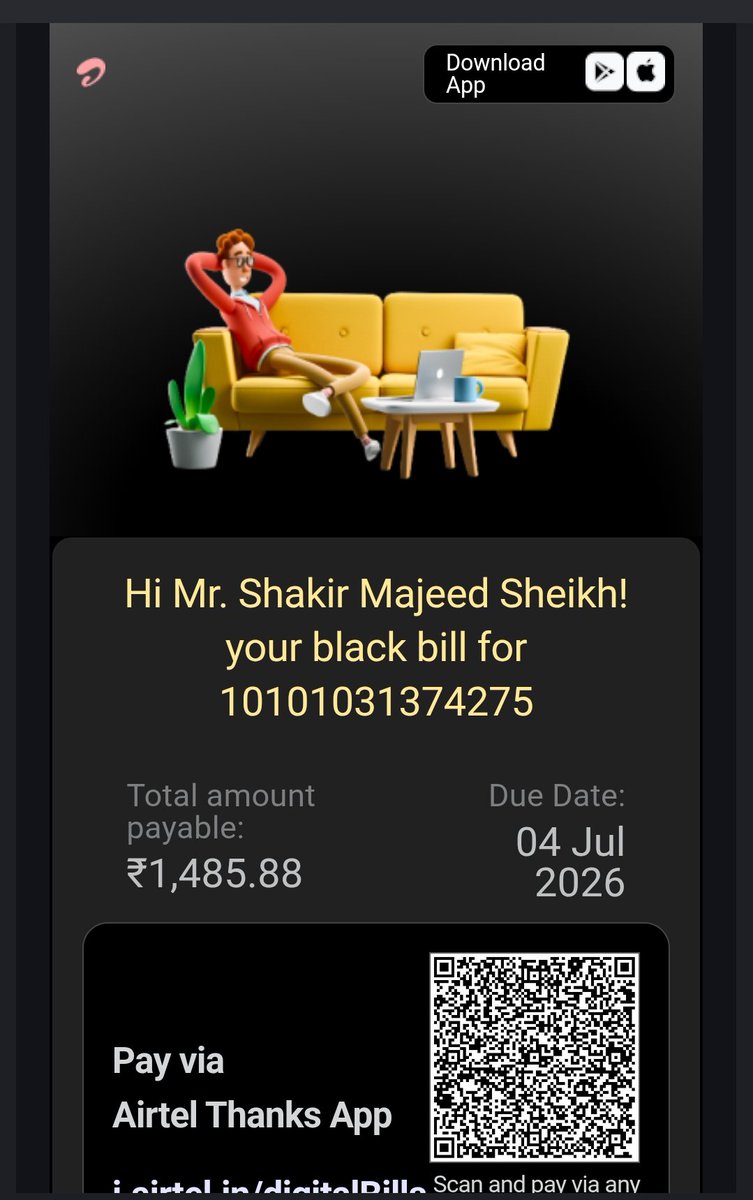 Shakir_HC's tweet photo. @Airtel_Presence @airtelindia 

Can you folks do the basics right. It's over 3 months since I have been requesting you folks stop assigning my email ID to every random person. This shows your level of incompetence. https://t.co/0BfPdAilKU