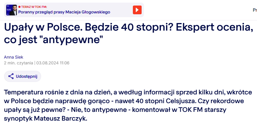 Dominik_Cwikla's tweet photo. Kochani, nie jest dobrze. Planeta płonie. Wkrótce będzie ponad 40 st. C w cieniu. Na pewno tak będzie, w końcu w 2024 też mówili, że będzie (nie było). https://t.co/e9sXGo3g5M
