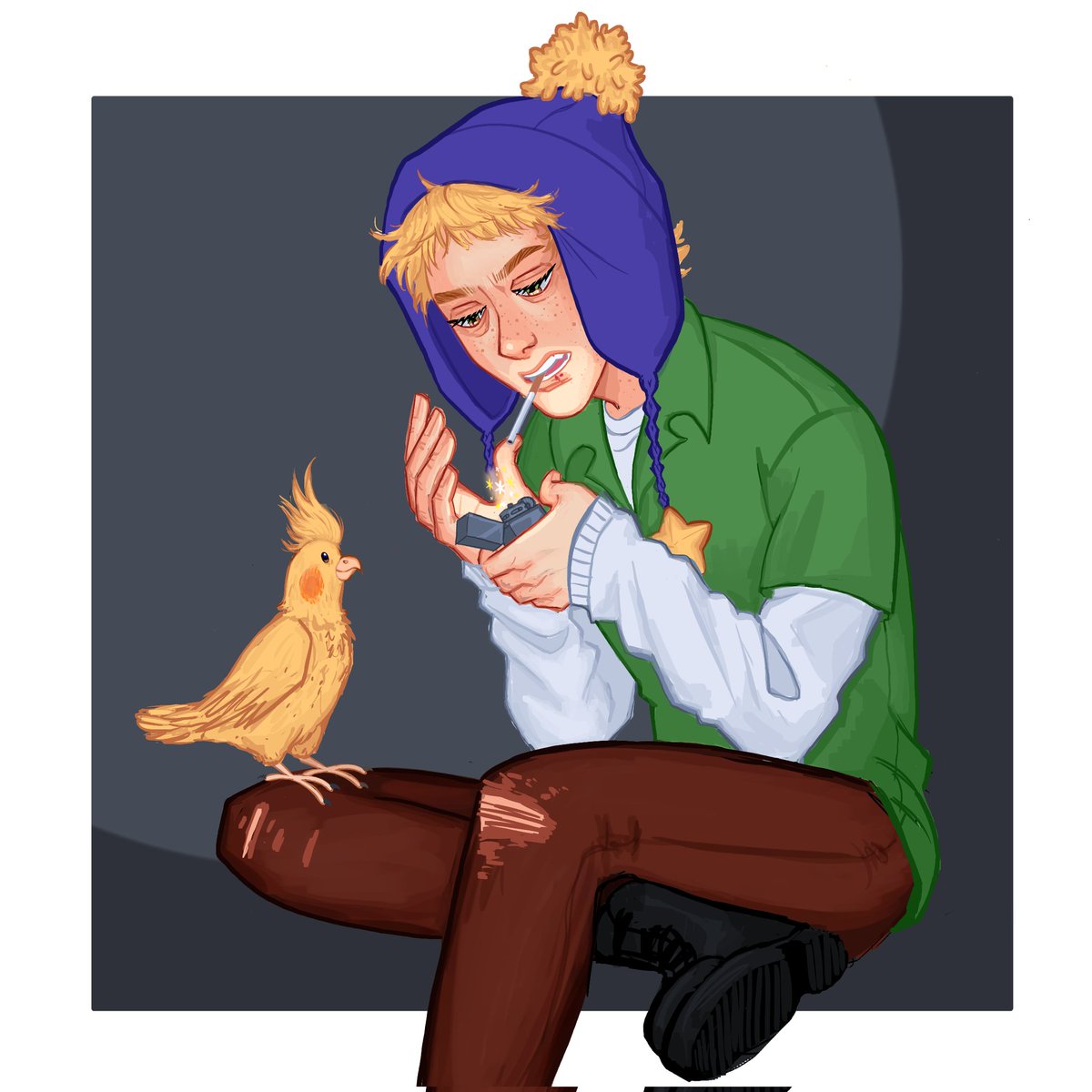 ohgollybackup's tweet photo. I call the bird Jellybean 

I'm not dead (debatable)

#sptwt #sptweek #spcreek https://t.co/Kpf5dIPjo9