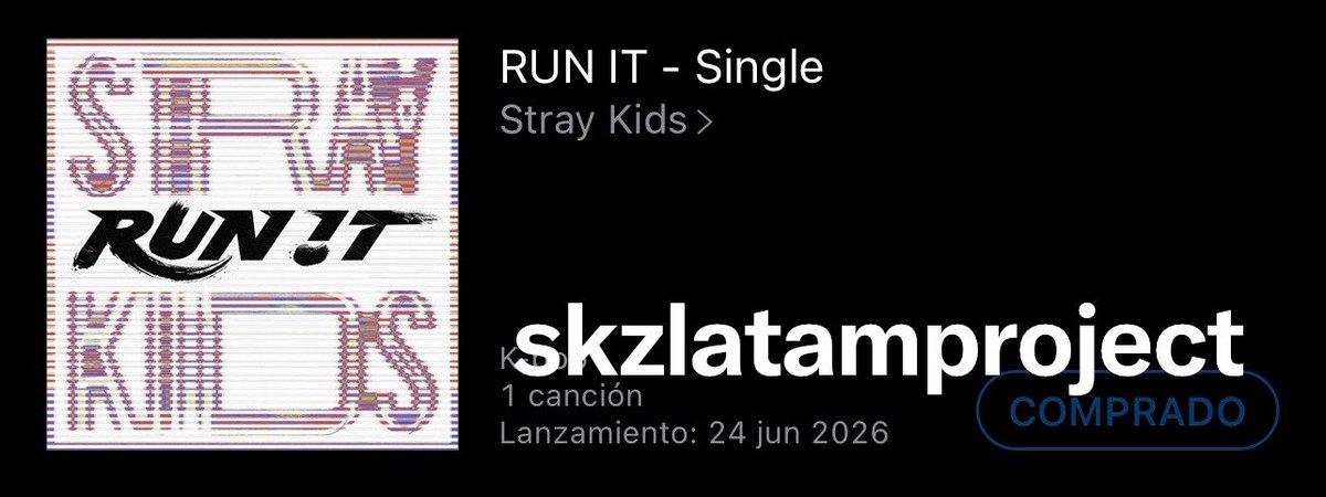 skzlatamproject's tweet photo. Compartan sus compras! 

Vamos a demostrar porque todo latam merece fechas en el Run it tour y llevémoslos al 1 en listas https://t.co/JzgpgQo1T2