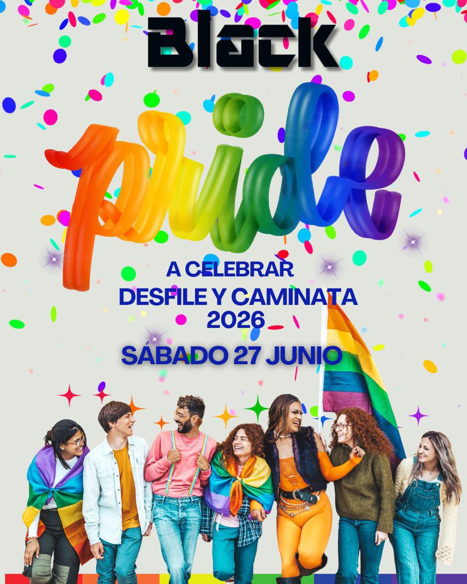 BlackClubGt's tweet photo. 🌈✨ PRIDE 2026 – Ciudad de Guatemala ✨🌈
Este sábado 27 de junio
🕒 Desfile y caminata: en la tarde
🎉 Gran celebración: desde las 6:00 PM en Black Club
💫 Unidos somos más fuertes. Unidos brillamos más. 💫
Nos vemos en la calle… y luego en casa, en Black Club. 🖤 https://t.co/69E3ItuMwt