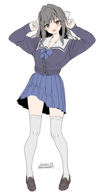 制服は冬服派