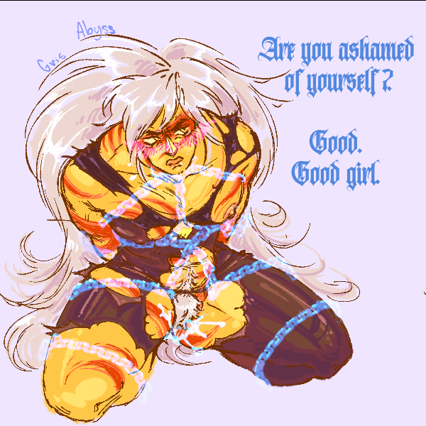 Gris_Abyss's tweet photo. Shes right where she wants to be https://t.co/EUbwie9jnY
