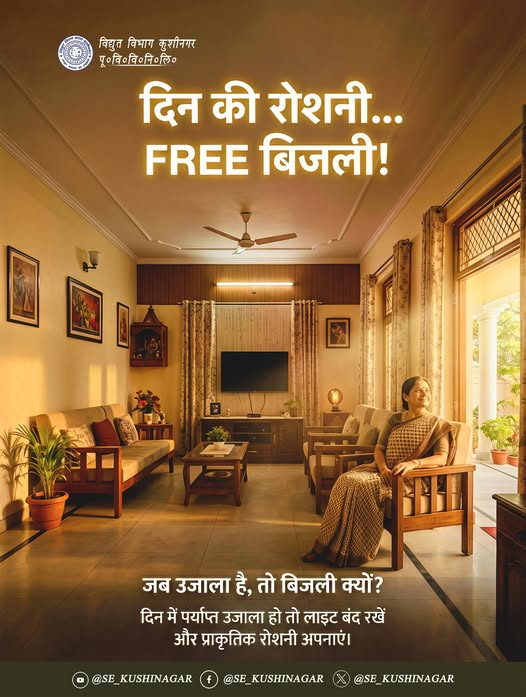 puvvnlsdnagar's tweet photo. छोटी सी आदत बदलो…
हर महीने बिल में फर्क खुद दिखेगा 📷
दिन में लाइट बंद रखें, प्रकृति को अपनाएं 📷
#SmartUsage #SaveElectricity https://t.co/TgcfE86S43