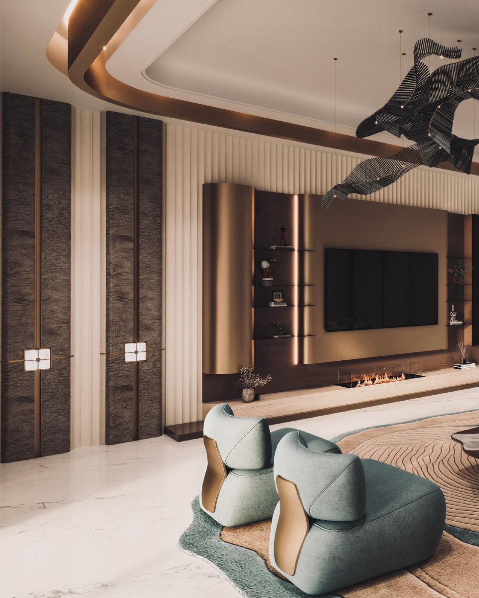soordecor's tweet photo. تم توظيف الخطوط المنحنية بشكل متكرر في الأثاث والعناصر المعمارية بحيث يكون فيه ترابط بصري بين العناصر

التصميم الناجح يعتمد على انسجام العناصر لا كثرتها
#التصميم_الداخلي #عمارة_داخلية #InteriorDesign https://t.co/Mx7anpWt9K