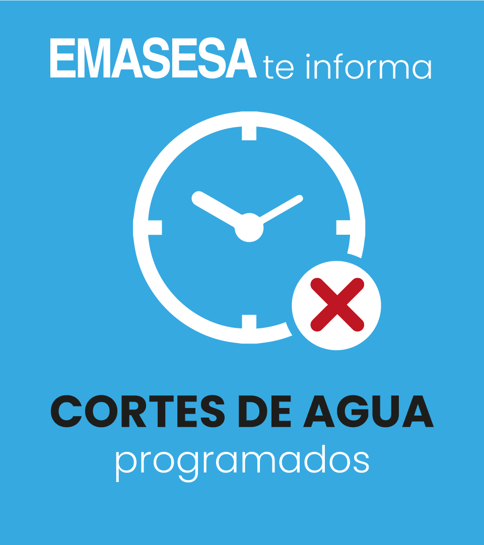 emasesa's tweet photo. RECUERDA❗ ø
24/06 #Corte en el suministro de #TuAgua por trabajos en la red de abastecimiento en Cmno. Cuesta Carretilla en #AlcaládeGuadaíra
⌚De 08:00 a 13:00 h.
Gracias y disculpen las molestias. #TrabajamosParaTi
#EMASESA #TuEmpresaPúblicaDelAgua @aytoguadaira https://t.co/SNTcj4cgdQ