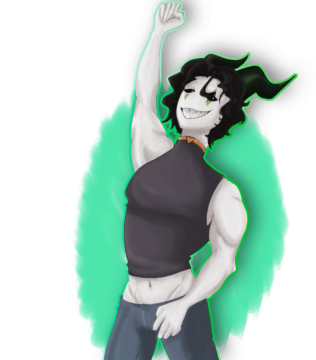 TipsyBard's tweet photo. #tfc #thefreakcircus #harlequin 
wanted to make a doodle of Harley in a semi-slutty outfit showing midriff. I can’t draw hands though rip. https://t.co/SteYUV1xtD