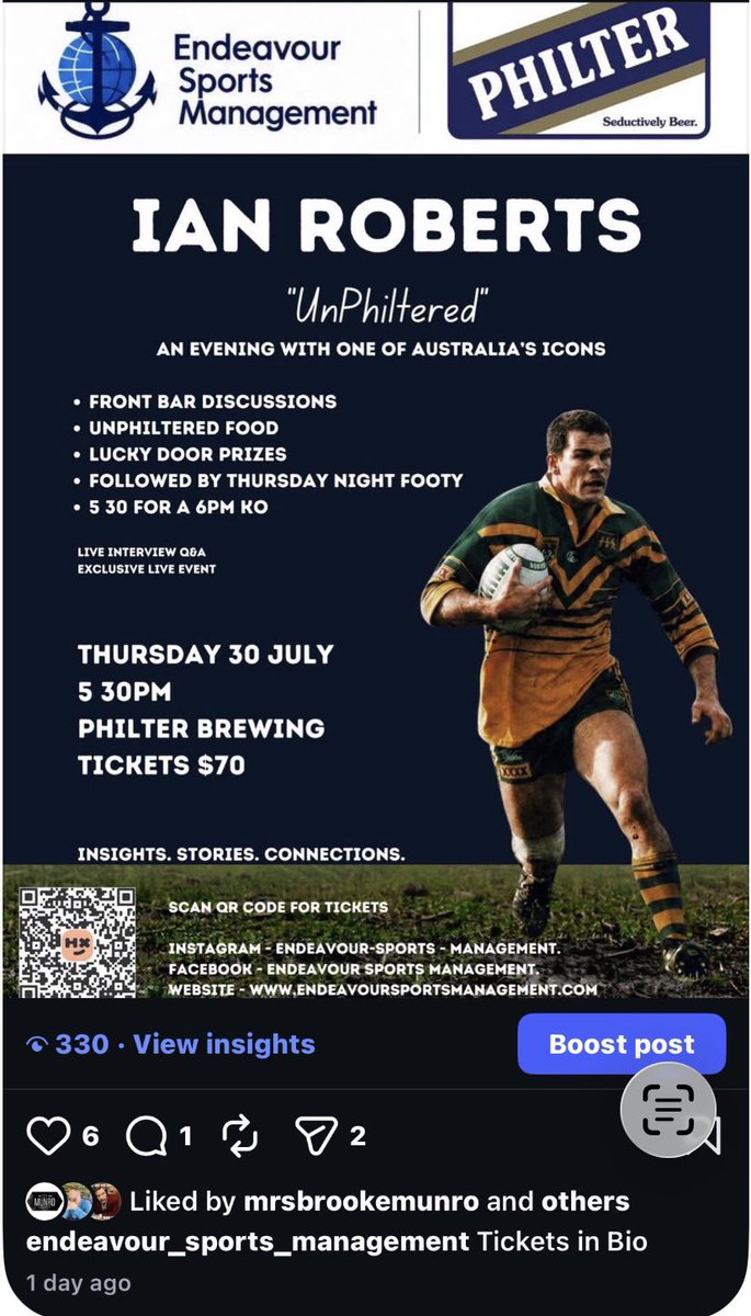 Endeavour Sports Management tweet media