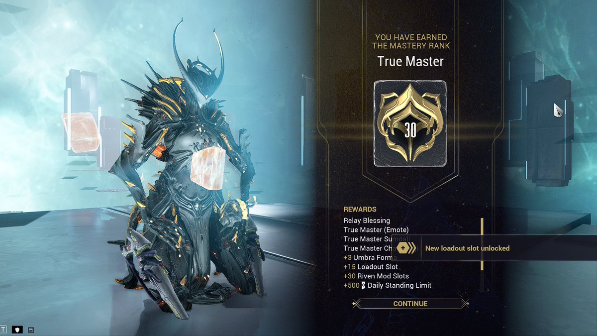 Kurpophobic's tweet photo. 9 years since i first started playing the game, and i finally reached MR 30. Back then i would have never thought i would be staying with this game, let alone ANY game for this long.

Thank you DE for creating this game, it changed my life. https://t.co/DxNyw7g1vS
