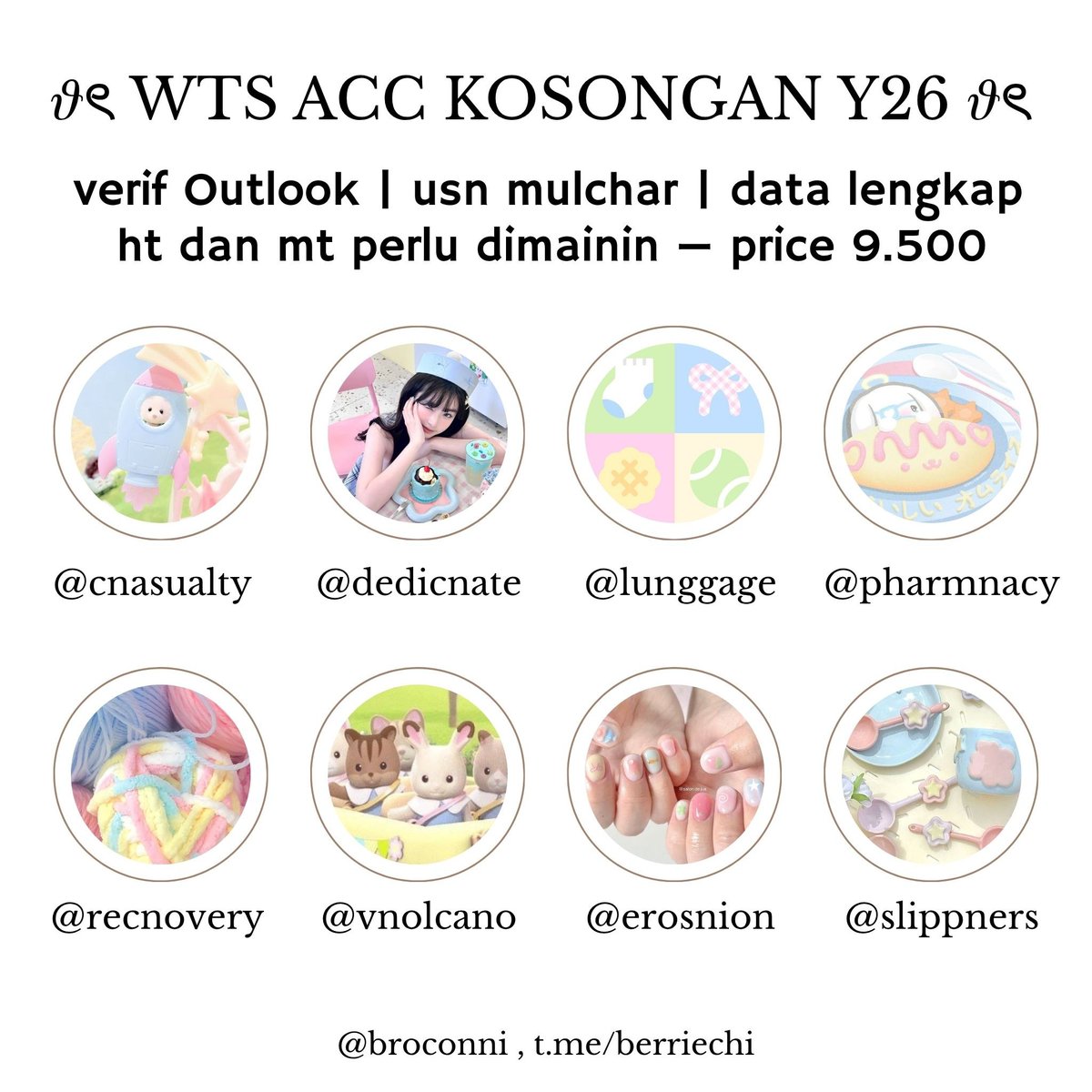 nie ── order via wa tweet media
