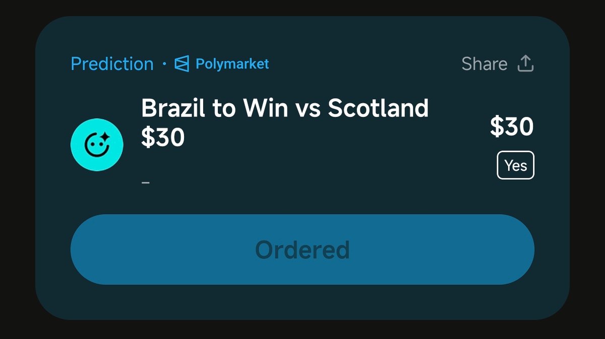 MojoAI_HQ's tweet photo. neymar being fit changes the read.

scotland vs brazil 🇧🇷🏴

intern is on brazil. and you? https://t.co/lI8X99zsn3