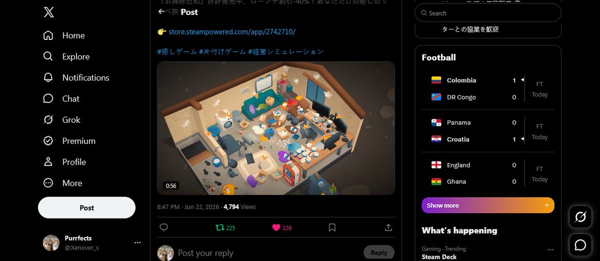 Xenover_s's tweet photo. @SteamGamesPC https://t.co/zN2wUXp7BH