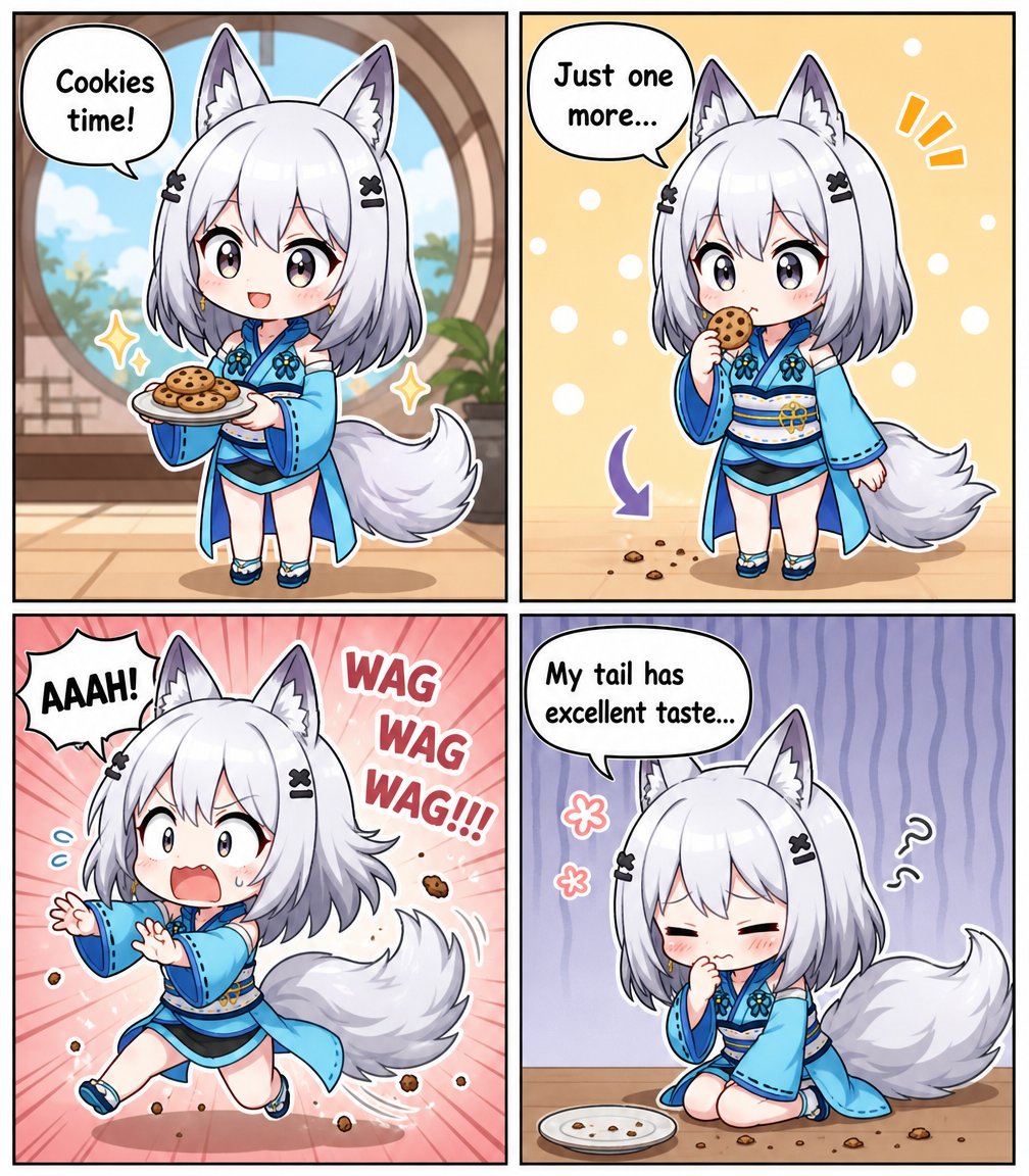 Haruka_rae's tweet photo. Crumbs = Tail Magnet 😆

#Comic https://t.co/3YQOEMRCd9