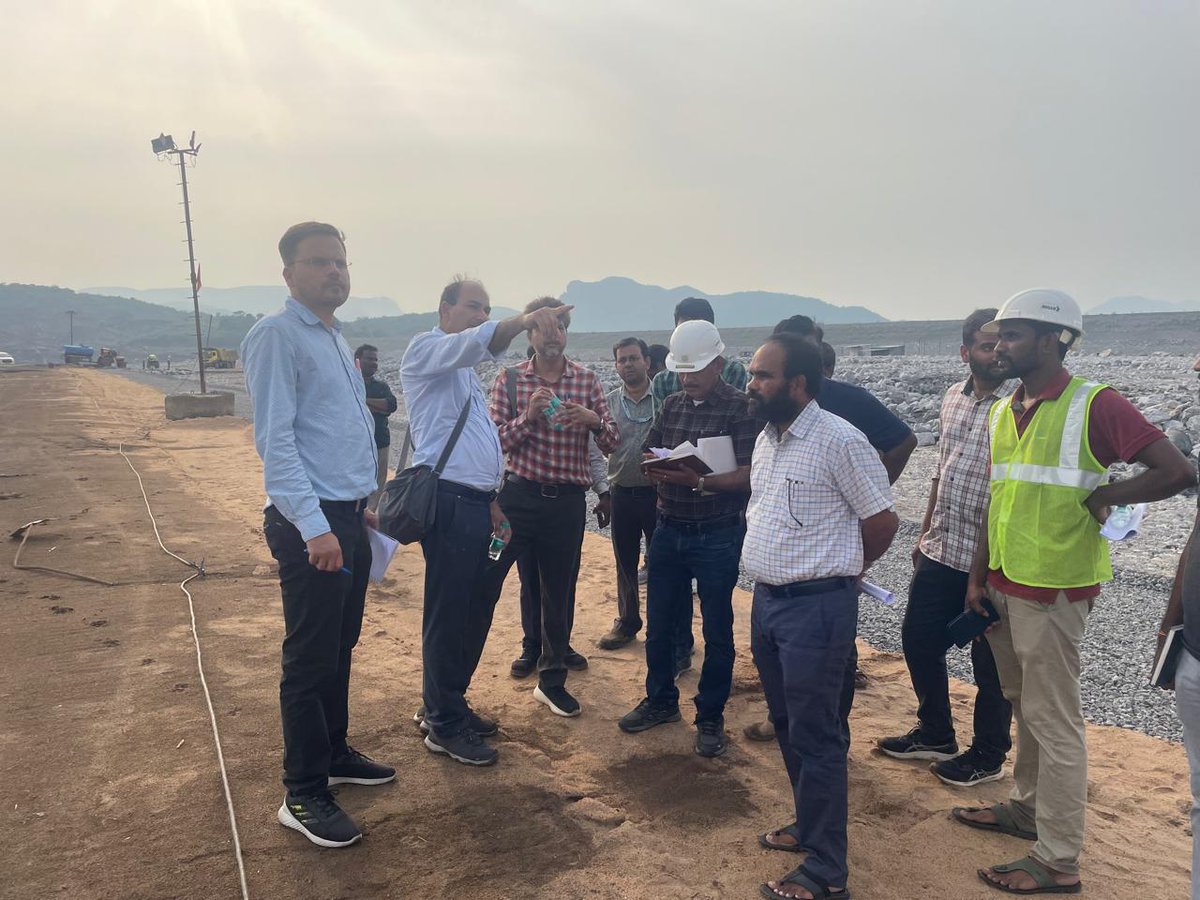 csmrsdelhi's tweet photo. CSMRS team is  visiting the Polavaram Irrigation Project, Andhra Pradesh from 21 - 24 June, 2026 and carried out the Quality Assurance testing at clay core, filter and rockfill materials for the  Earth Core Rockfill Dam (ECRF dam).
#PolavaramIrrigationProject
#AndhraPradesh
#JalShakti
#CSMRS
#15CrHarGharJa